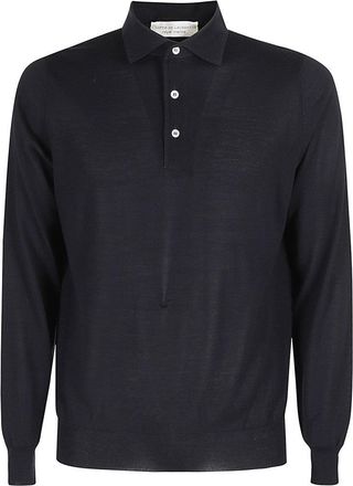 FILIPPO DE LAURENTIIS Long-Sleeved Wool Polo