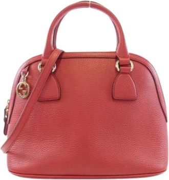 Gucci Pre-owned Handbags, female, Red, Size: ONE SIZE Pre-owned Vintage Handbag