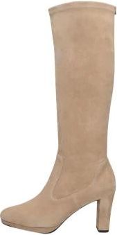 Peter Kaiser 75524 Over-knee Laarzen - Dames - Schoenen - Beige - Maat: 40 1/2 EU Zijde