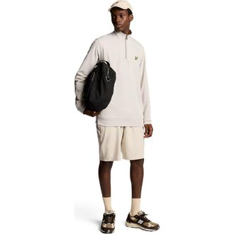 Lyle & Scott Loopback Quarter Zip Sweat in Cove at Nordstrom, Size Xx-Large