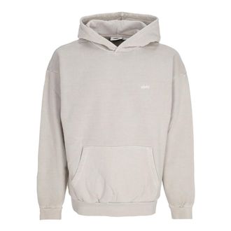Obey Hoodies, male, Gray, Size: XL Hoodie Fleece Abbey Stone