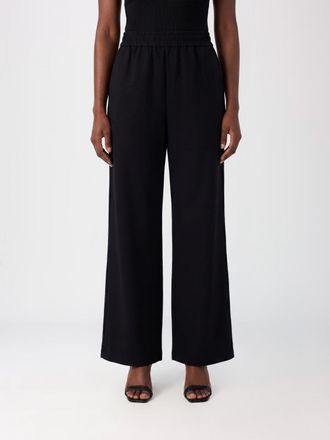 Ami Pantaloni palazzo in misto lino