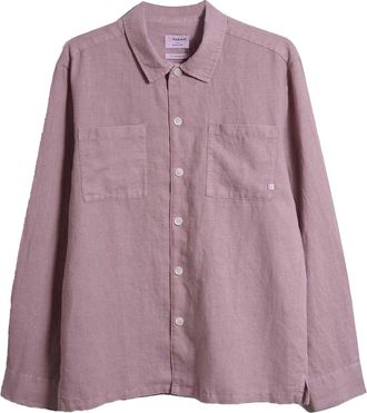 Farah Heren Nelson Slub Shirt (Roze)