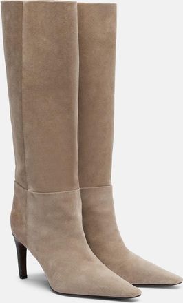 Brunello Cucinelli Monili suede knee-high boots
