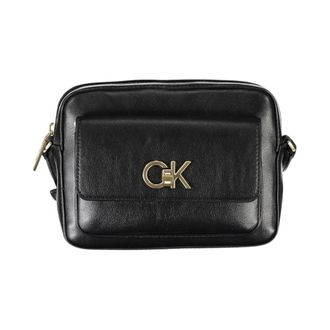 Calvin Klein Bolso Cruzado Peque&ntilde;o con Cierre - Bags - Mujer - Negro - ONE SIZE