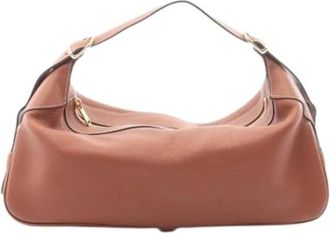 Celine Pre-owned Vintage Schoudertas - Dames - Vintage Schoudertas - Bruin - ONE Size - Leer - Vintage