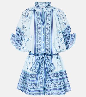 Juliet Dunn Copricostume in cotone con stampa