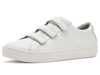 L.L.Bean Eco Bay Leather Triple Velcro Sneakers Womens Shoes White : 7.5 B - Medium, Suede