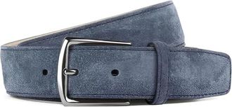 Aurélien Cintura in pelle scamosciata - Blu