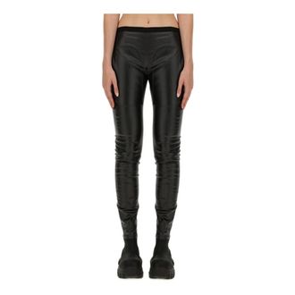 Rick Owens Leggings, female, Black, Size: M Denim Leggings
