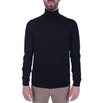 HUGO BOSS Heren, Truien, Blauw, Maat: 2XL Wol