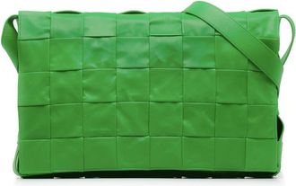 Bottega Veneta Pre-owned Bottega Veneta Maxi Paper Calfskin Intrecciato Cassette Crossbody GZE5UPQG6Q9O20VN