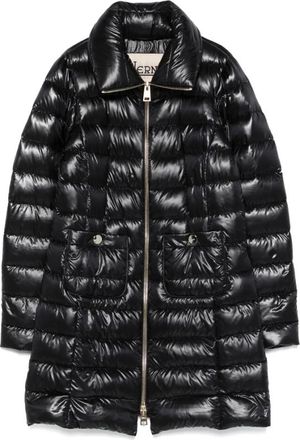 Herno Stijlvolle buitenkleding jas - Dames - Gewatteerde jassen - Zwart - L - Jassen