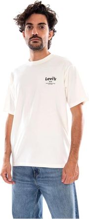 Levi's T-shirt Grafica Vestibilit&agrave; Vintage Cavallo Leggendario - - Tops - Uomo - Bianco - M