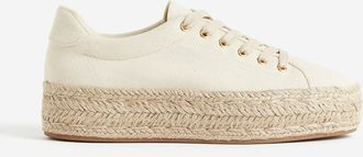 H&M Espadrille-Sneaker - White