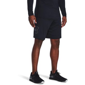 Under Armour Shorts UNDER ARMOUR UA Tech Shorts mit Grafik, Damen, Gr. 4XL, N-Gr, schwarz, Obermaterial: 100% Polyester, Hosen Shorts, f&uuml;r Outdoor- und Sportmode, 