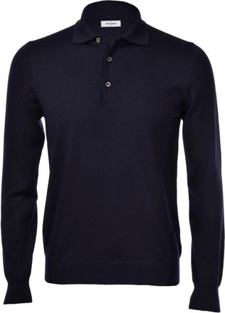 Gran Sasso Sweaters - Heren - Polos - Blauw - 3XL - Tops