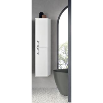 MODO Colonna Da Bagno 160hx35 Cm Reversibile Classic A 2 Ante Bianco Opaco