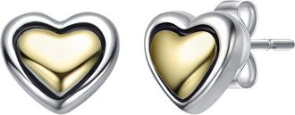 Genevive Silver Stud Earrings