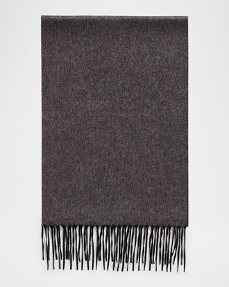 PIACENZA 1733 Men & apos;s Two-Tone Cashmere-Silk Scarf