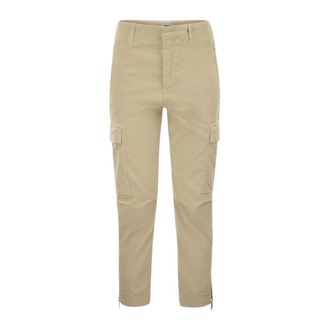 Dondup Mujer, Pantalones, Beige, Talla: W26