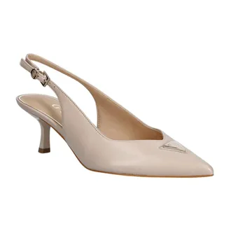 Guess Schoenen, Dames, Beige, 37 EU, Leer, Yannicke 2 Pomp