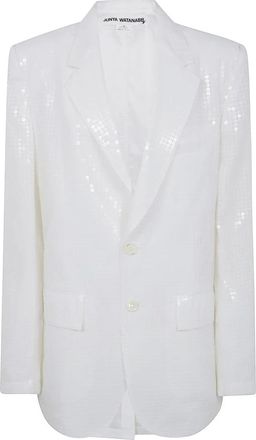 Junya Watanabe Jassen, Dames, Wit, M, Stijlvolle damesjas