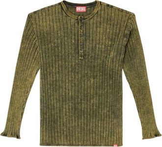 Diesel Top K-Vieri in misto cotone - Verde