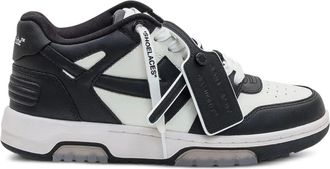 Off-white Out Of Office leren sneakers - Zwart