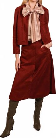 Traffic People Womens Daisy Jacket In Red