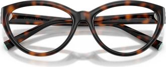 Tiffany & Co. Glasses, female, Brown, Size: 55 MM Tf2287U Optical Frame