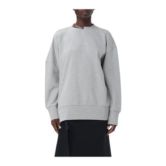 Stella McCartney Dames, Sweatshirts & Hoodies, Grijs, Maat: M Katoen