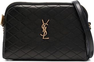 Saint Laurent Gaby quilted cross body bag - women - Lamb Skin - One Size - Black