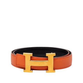Herm&egrave;s Pre-owned Hermes Box Calf Constance H Reversible Belt Ladies XAHGJQLI9K5HR8VF