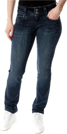 Pepe Jeans London Mid-Rise Slim Fit Jeans - Iconic Gen - Dames - Slim Fit Jeans - Blauw - W26 L34 - Katoen - Jeans