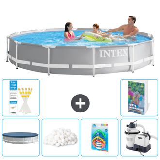 Intex Piscina Prism Frame Redonda - 366x76 Cm - 7-piezas S8