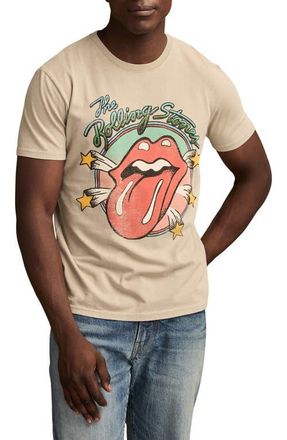 Lucky Brand Rolling Stones Stars Graphic T-Shirt in Gray at Nordstrom, Size Xx-Large
