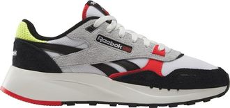 Reebok Unisex-Adult Classic Leather 2400 Sneaker, White/Black/Energy Red, 12 Women/10.5 Men