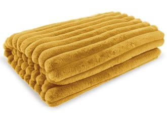 Schubiger M&ouml;bel Plaid Raya Senf 200x140 cm