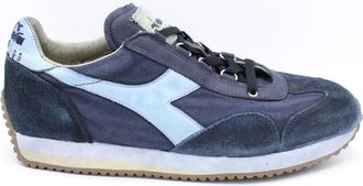 Diadora Dirty Stone Wash Heritage Sneakers - Dames - Sneakers - Blauw - 38 1/2 EU - Leer - Schoenen
