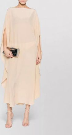 Gianluca Capannolo silk short-sleeve shirt midi dress