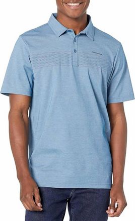 Travis Mathew Island Traveler Shirt In Heather Mid Blue