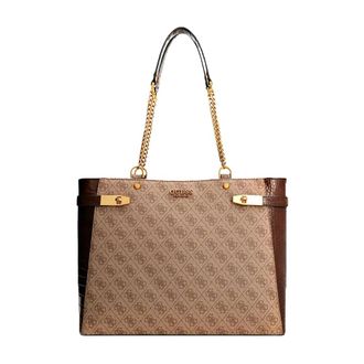Guess Shopping Bags, female, Brown, ONE SIZE, Stylish Shopper Bag