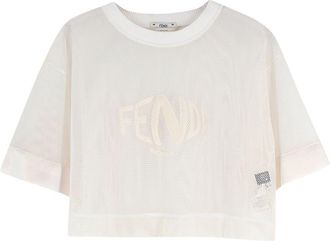 Fendi Mesh Crop Top Size XS