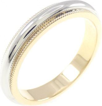 Tiffany & Co. Platinum Yellow Gold Yellow Gold (18K) Platinum 950 Band Ring (Pre-Owned)
