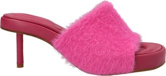 Jacquemus Fuchsia Clay mules