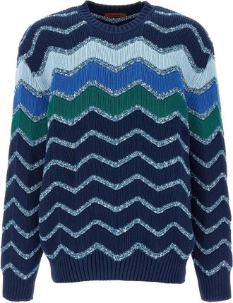 Missoni Heren, Truien, Veelkleurig, Maat: S Katoen