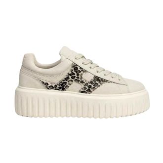 Hogan H-Stripes H Spezzata - Dames - Schoenen - Wit - Maat: 38 EU Leer