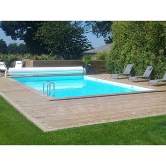 Habitat et Jardin Piscina Rectangular De Madera oceano - 9.20 X 5.20 X 1.44 M
