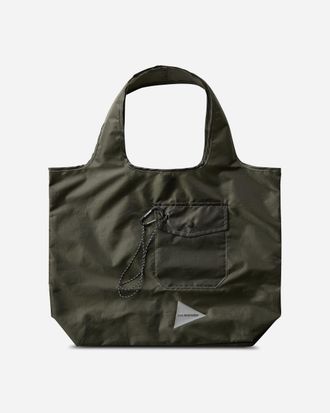And Wander Crispy Rip Grocery Pocket Bag Khaki